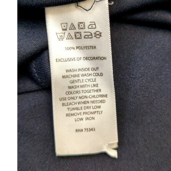 Max Studio Baby Dress Girls 3T Navy Blue - Picture 4 of 4